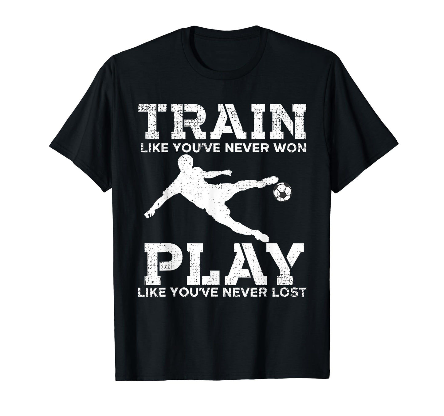 Train To Win Distressed Football T-Shirt - Streetwear Style Men Women - T-Shirt, Sweatshirt, Hoodie