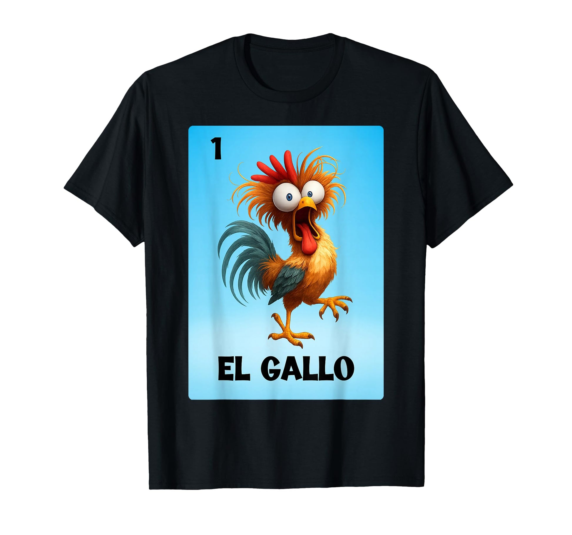 El Gallo Mexican Lottery Card Bingo T-Shirt - Streetwear Style for Adults - T-Shirt, Sweatshirt, Hoodie