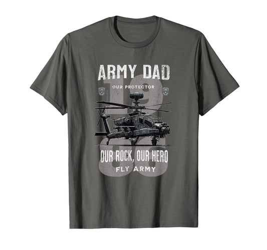Army Dad Father Military Fathers Day T-Shirt - Graphic Print for Adults - T-Shirt, Sweatshirt, Hoodie