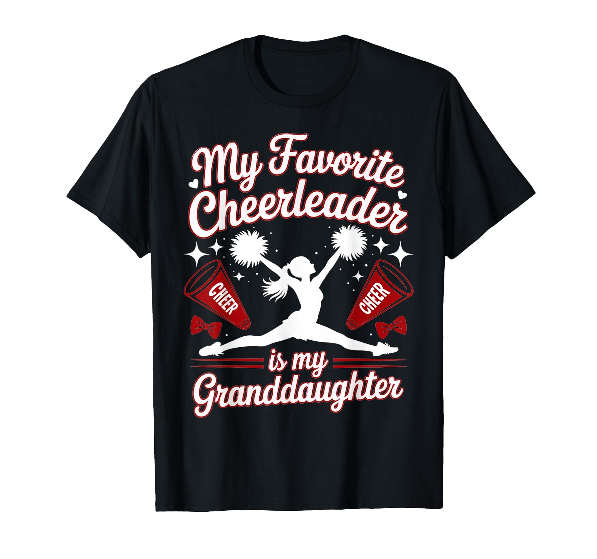 Grandma My Favorite Cheerleader T-Shirt - Trendy Graphic Men Women - T-Shirt, Sweatshirt, Hoodie