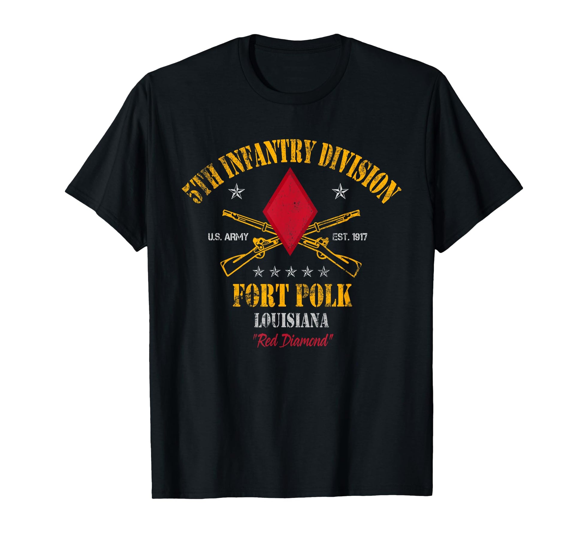5Th Infantry Division Veteran Fort Polk T-Shirt - Graphic Print Men Women - T-Shirt, Sweatshirt, Hoodie