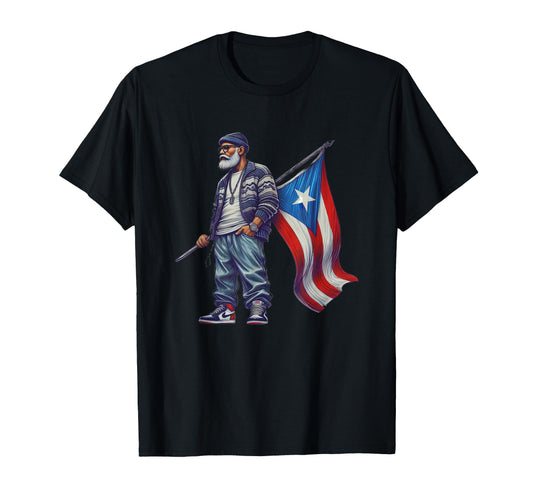 Abuelo Boricua Grandpa Puerto Rican T-Shirt - Casual Everyday Wear Unisex - T-Shirt, Sweatshirt, Hoodie