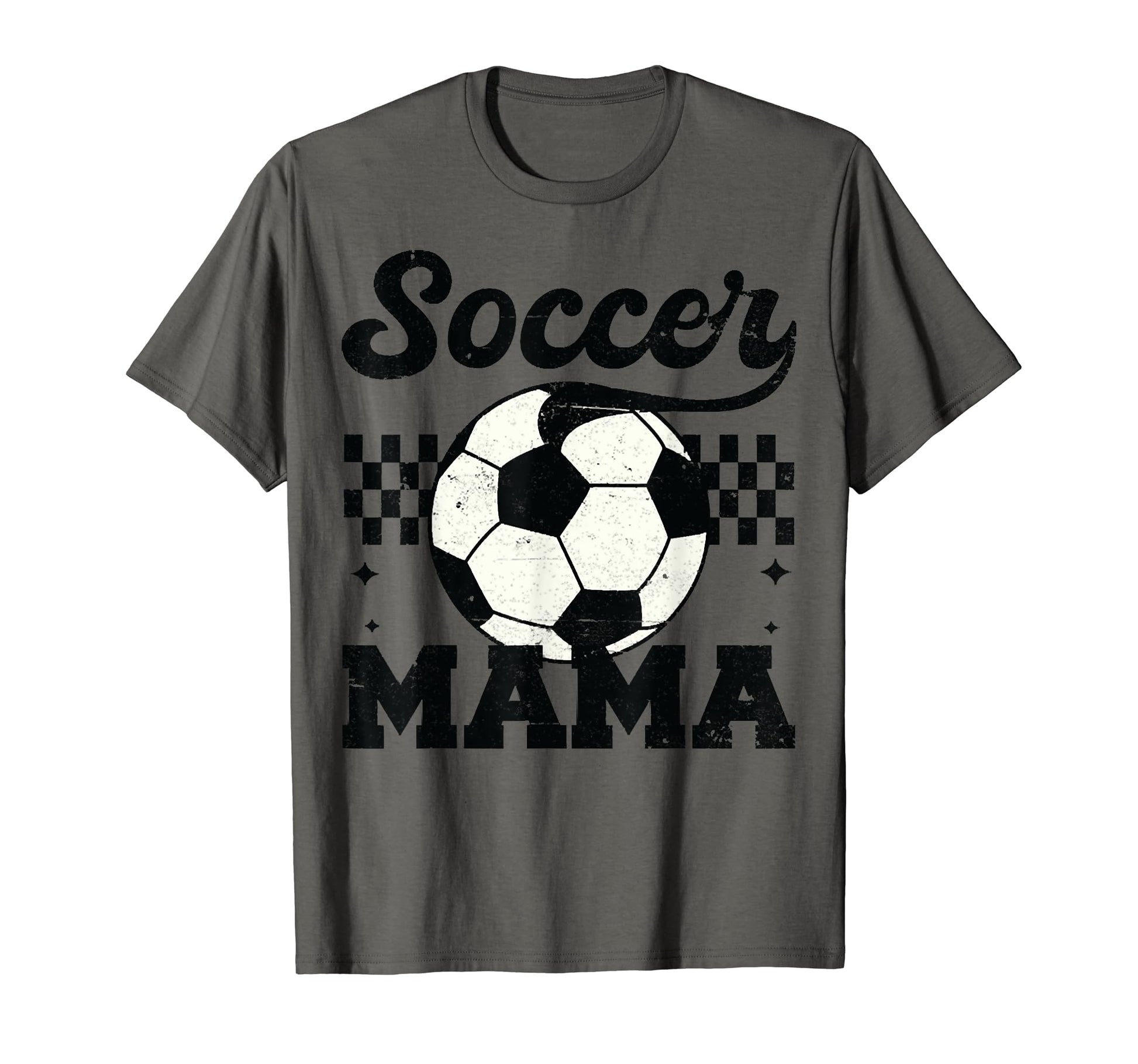 Checkered Soccer Mama Soccer Mom T-Shirt - Aesthetic Graphic Men Women - T-Shirt, Sweatshirt, Hoodie