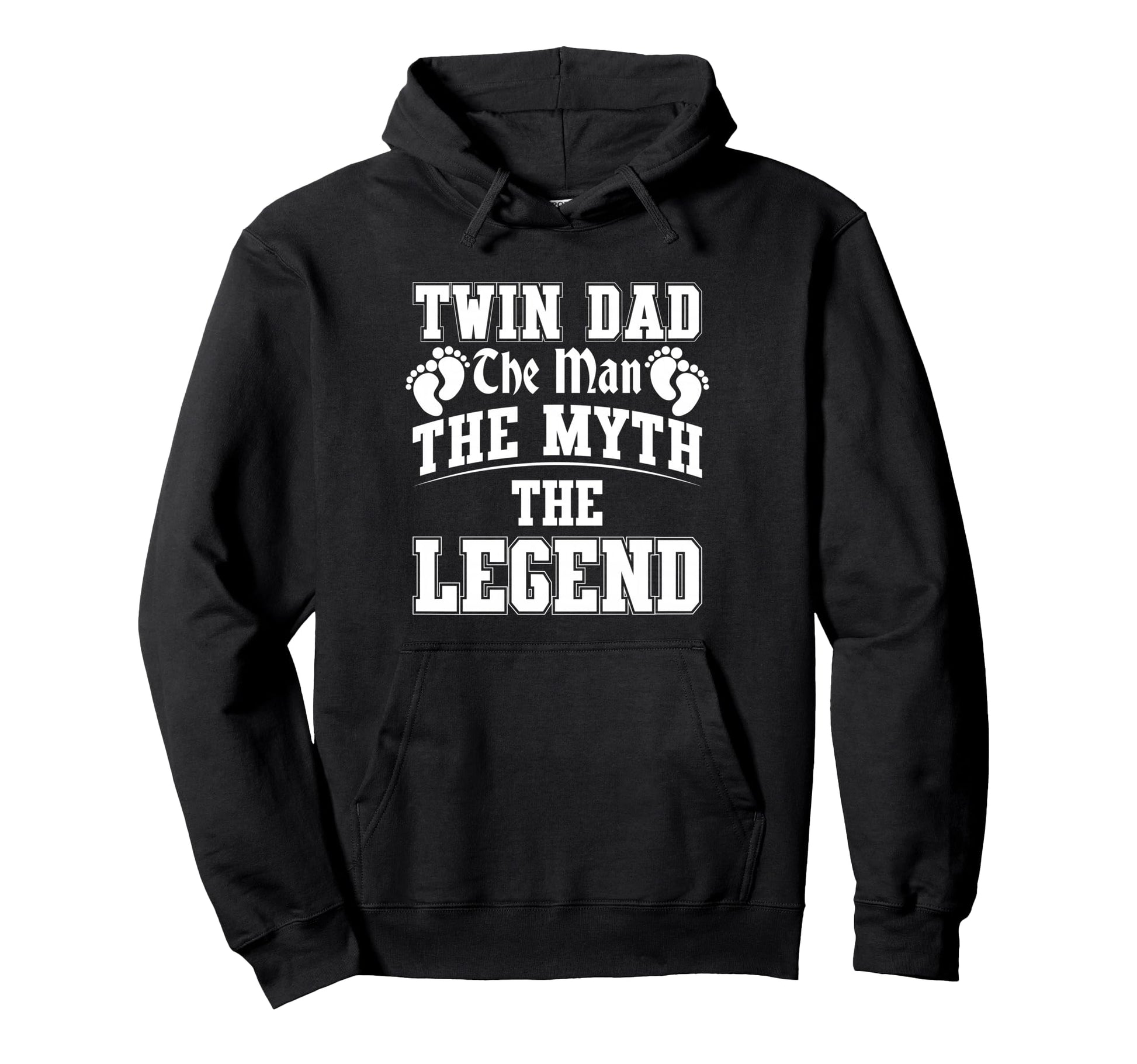 Twin Dad Myth Legend Father Hoodie - Novelty Apparel Unisex - T-Shirt, Sweatshirt, Hoodie