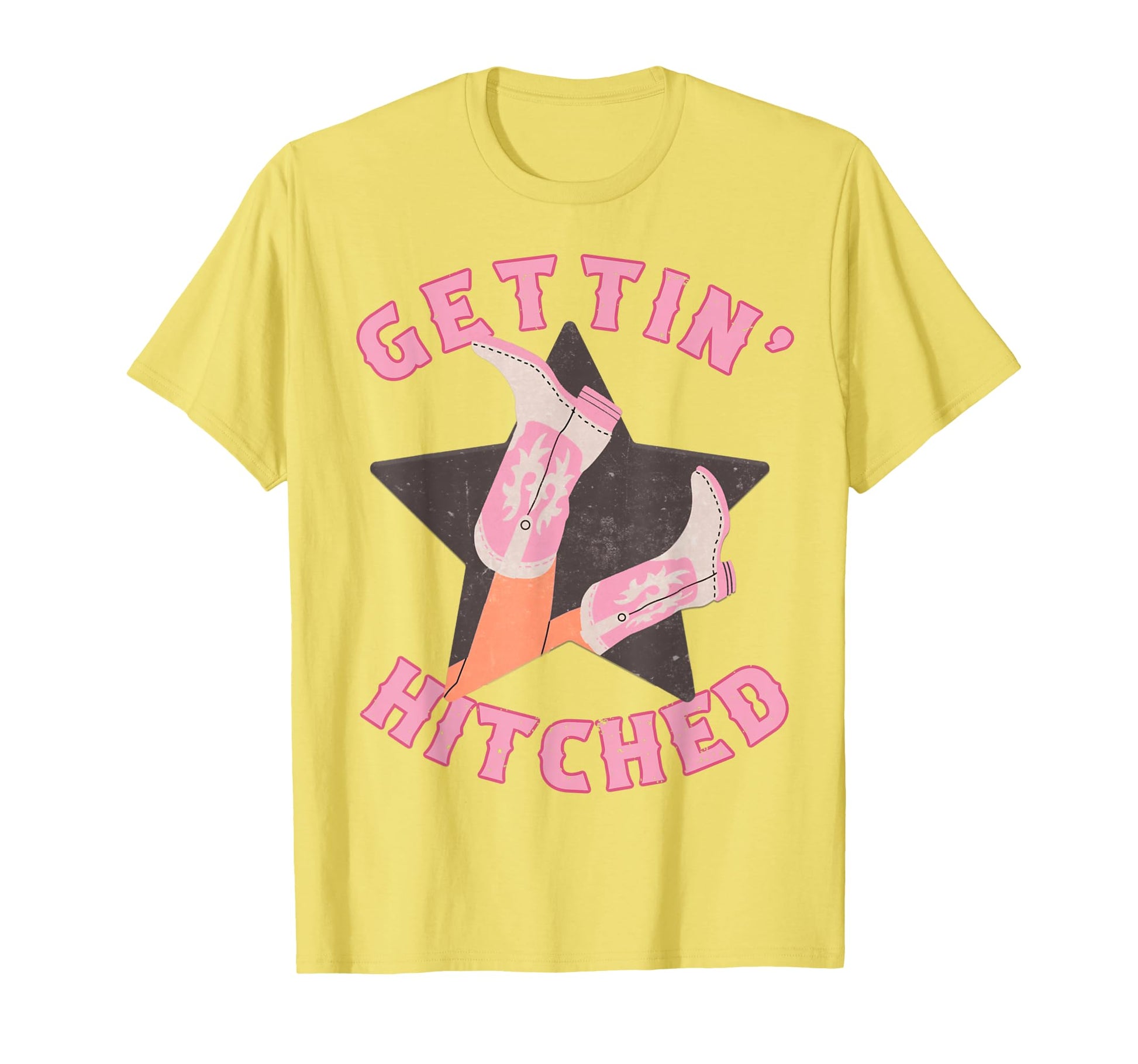 Western Gettin Hitched Bridal T-Shirt - Casual Everyday Wear Unisex - T-Shirt, Sweatshirt, Hoodie