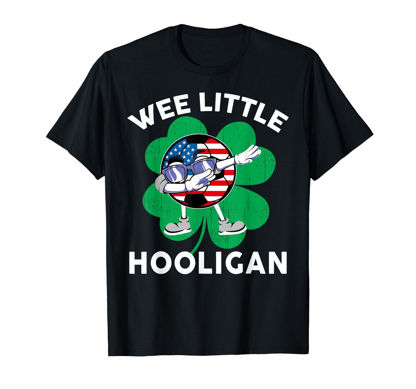 Wee Little Hooligan St Patrick Day T-Shirt - Minimalist Print for Adults - T-Shirt, Sweatshirt, Hoodie