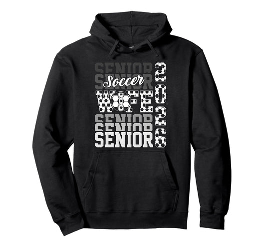 2026 Soccer Senior Wife Graduation Matching Hoodie - Unique Graphic Unisex - T-Shirt, Sweatshirt, Hoodie