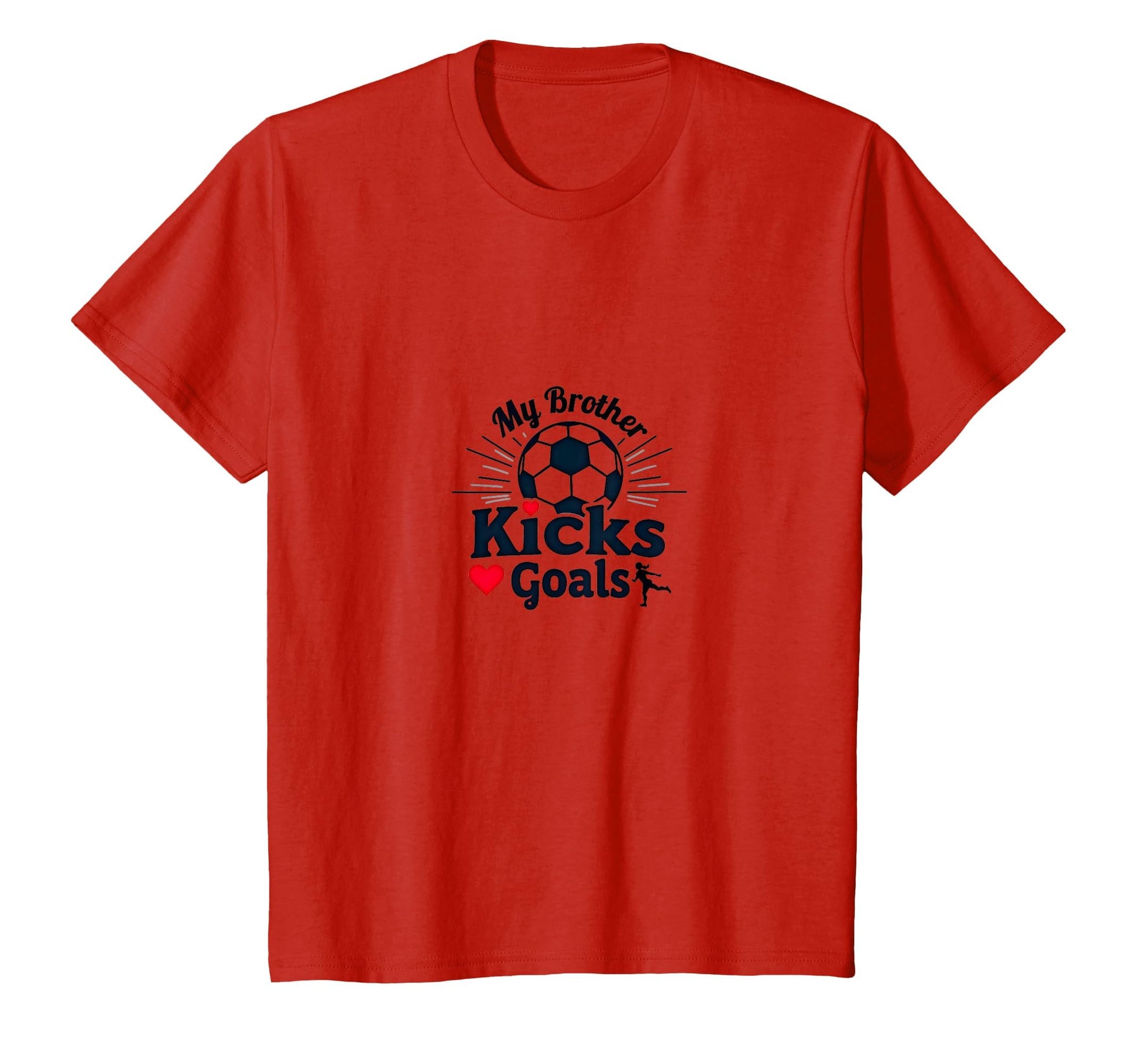 Soccer Sister My Brother Kicks Goals Proud T-Shirt - Unique Graphic Unisex - T-Shirt, Sweatshirt, Hoodie