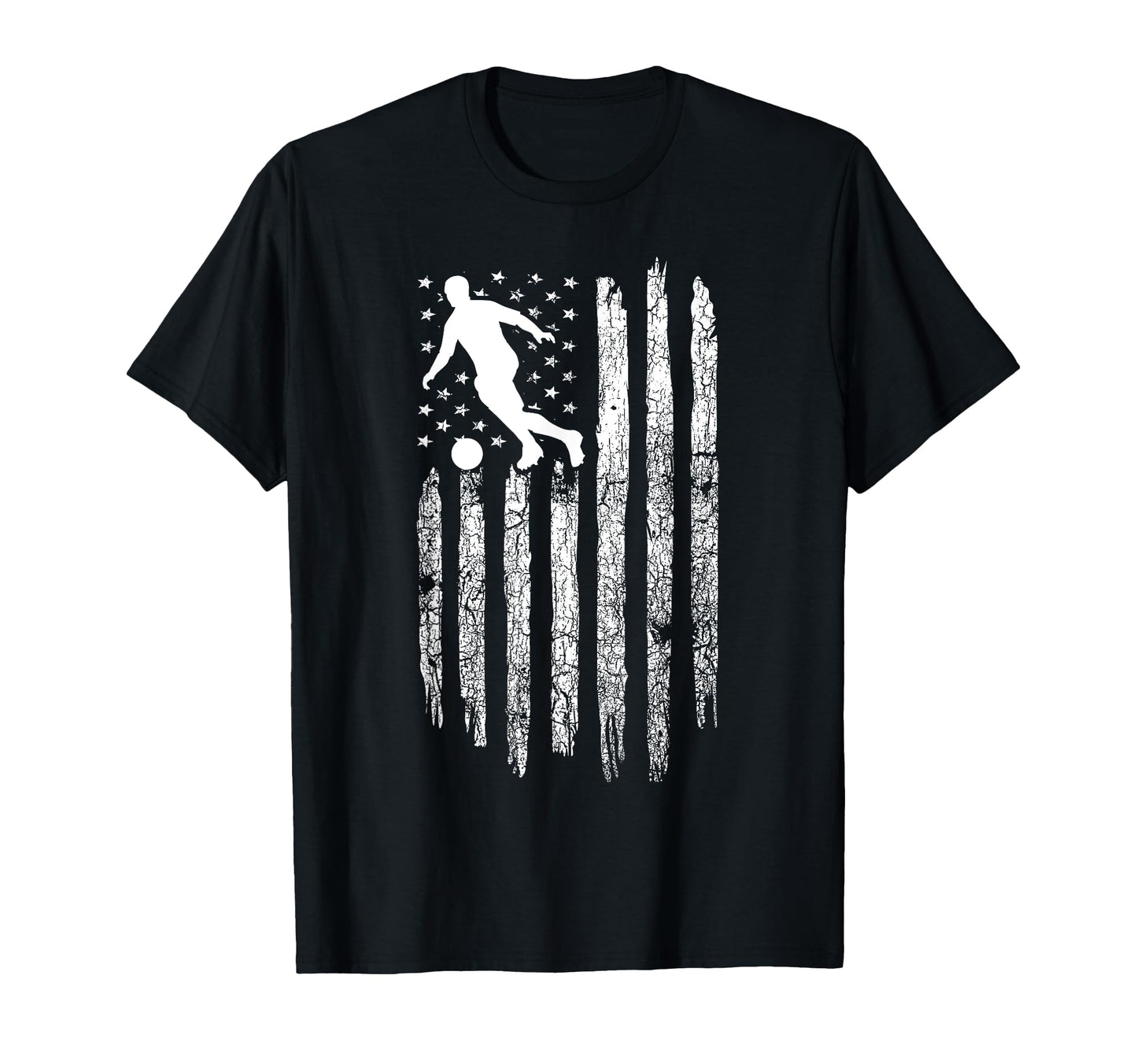 American Flag Soccer Soccer T-Shirt - Graphic Print Unisex - T-Shirt, Sweatshirt, Hoodie