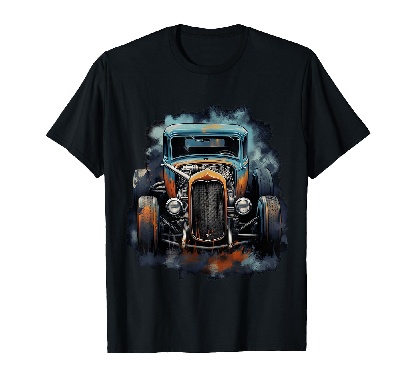 Rust Bucket Hot Rod Rat Rod Car T-Shirt - Aesthetic Graphic for Adults - T-Shirt, Sweatshirt, Hoodie