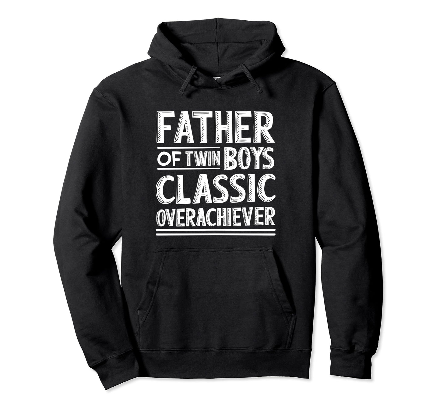 Twin Dad Novelty Funny Daddy Fathers Day Hoodie - Trendy Graphic Unisex - T-Shirt, Sweatshirt, Hoodie