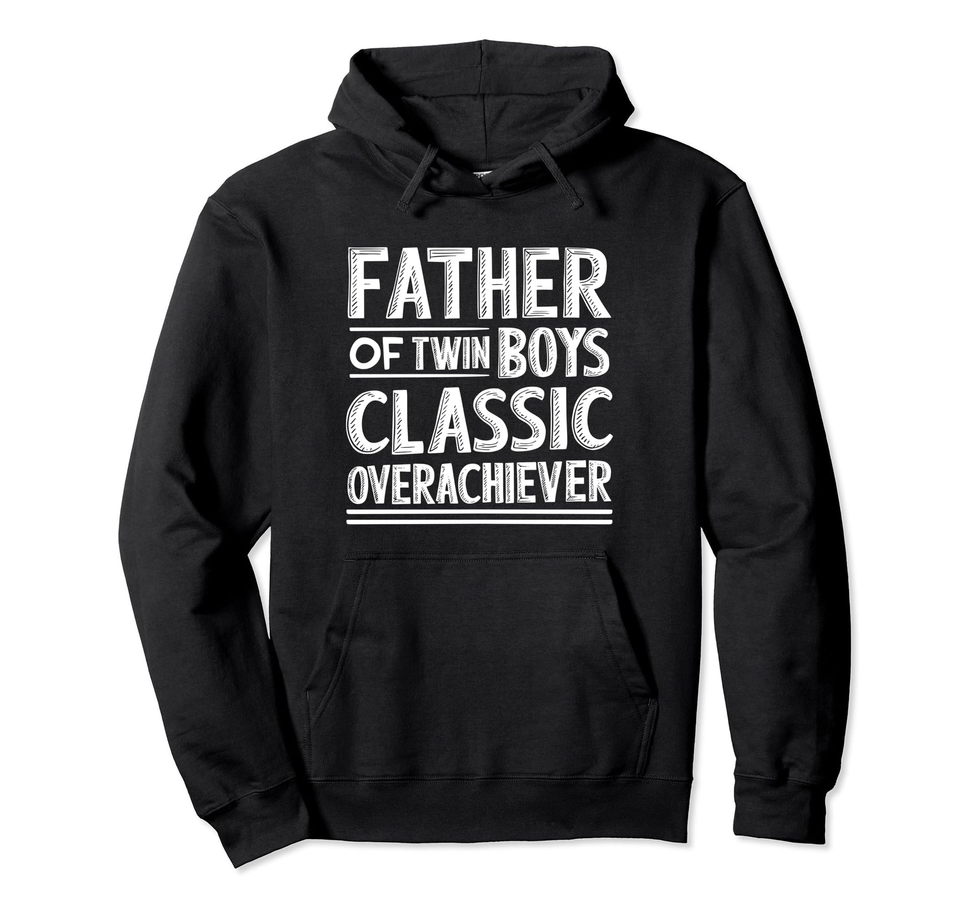 Twin Dad Novelty Funny Daddy Fathers Day Hoodie - Trendy Graphic Unisex - T-Shirt, Sweatshirt, Hoodie