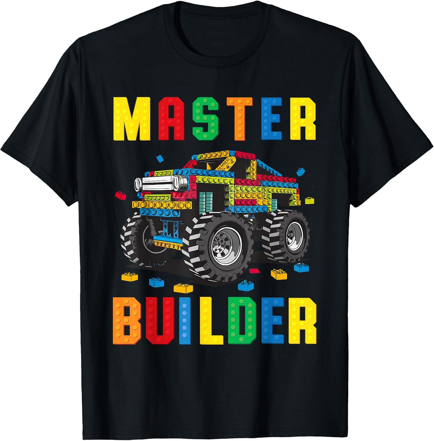 Funny Family Master Builder Kids Building Bricks Blocks Toy T-Shirt Unisex T-shirt, Sweatshirt, Hoodie, Long Sleeve Tee - T-Shirt, Sweatshirt, Hoodie