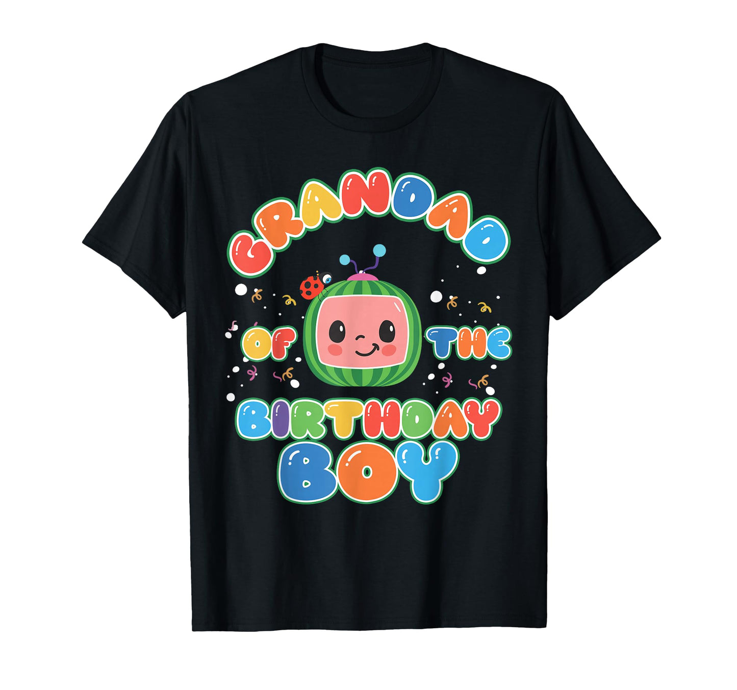 Dad Grandad Birthday Funny Melon Family T-Shirt - Graphic Print Unisex - T-Shirt, Sweatshirt, Hoodie