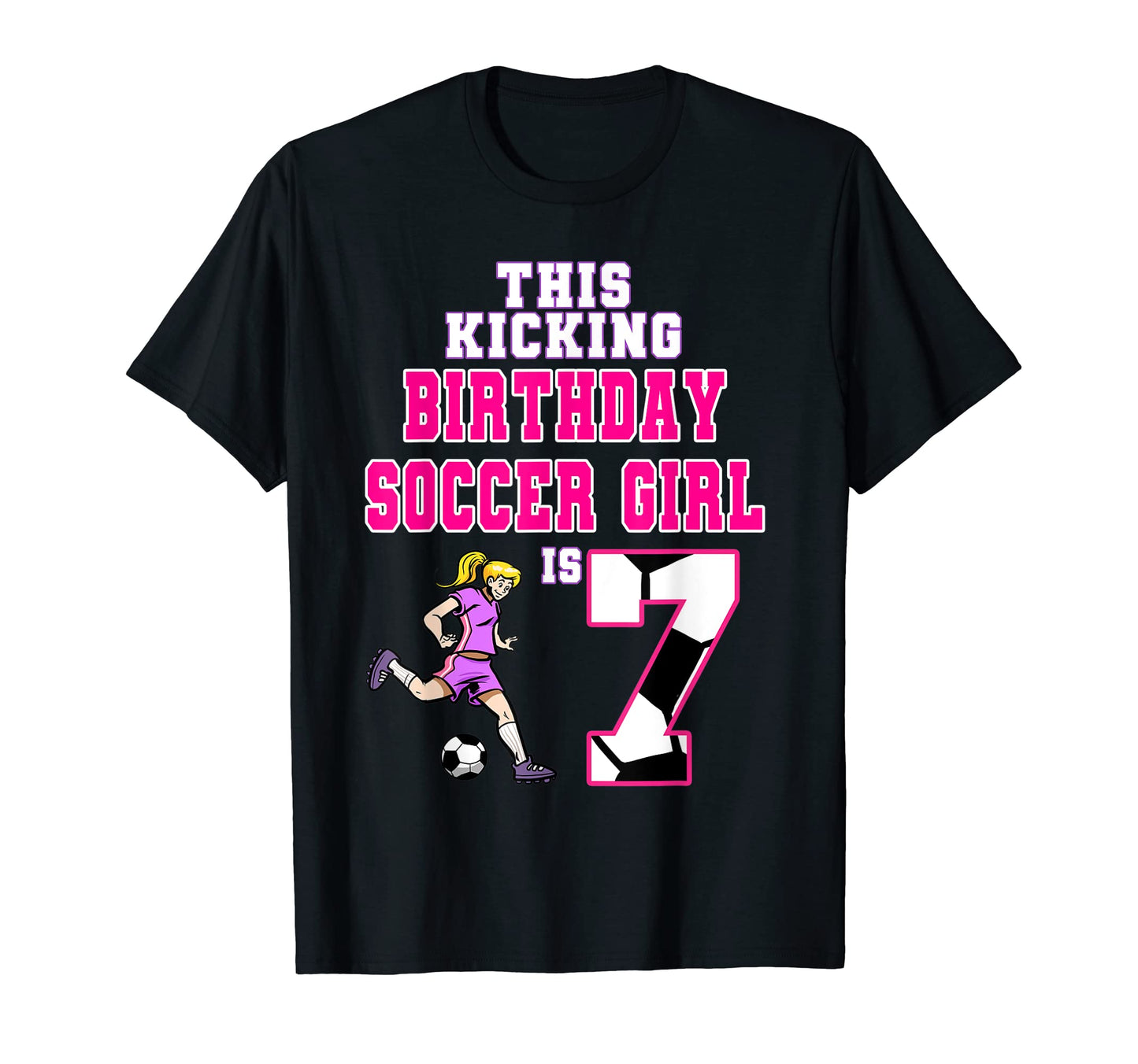 This Birthday Soccer Is 7 Soccer T-Shirt - Casual Everyday Wear Men Women - T-Shirt, Sweatshirt, Hoodie