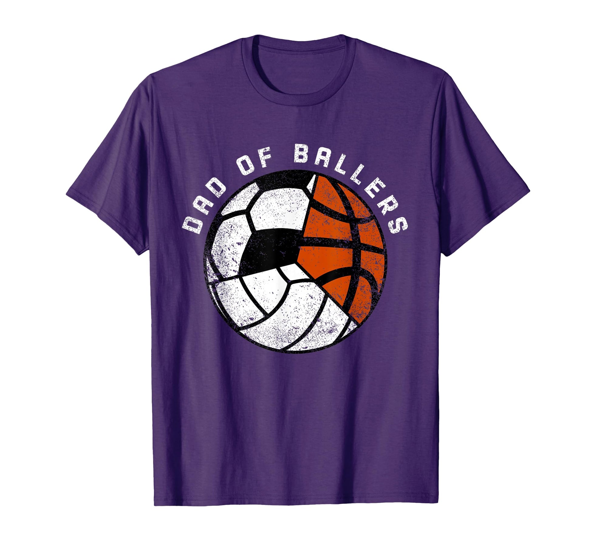 Dad Ballers Funny Volleyball Soccer T-Shirt - Minimalist Print for Adults - T-Shirt, Sweatshirt, Hoodie