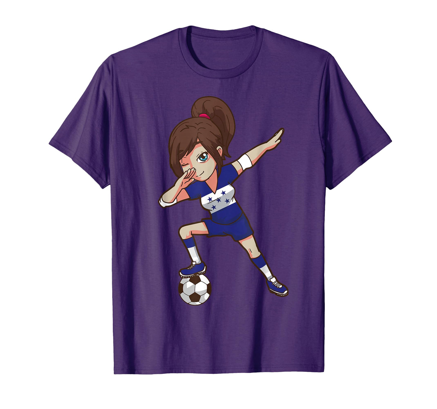 Soccer Fan Honduras Honduran Flag T-Shirt - Graphic Print Men Women - T-Shirt, Sweatshirt, Hoodie