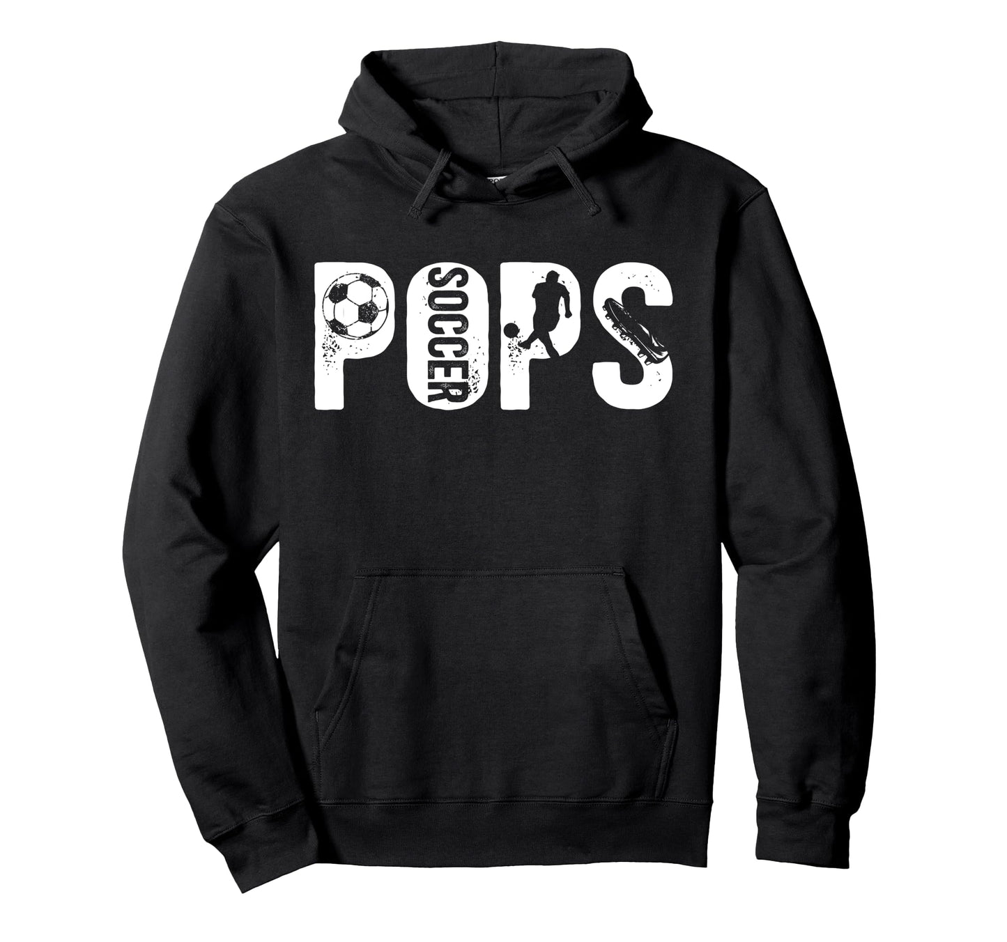 Soccer Pops Grandpa Pops Soccer Hoodie - Casual Everyday Wear for Adults - T-Shirt, Sweatshirt, Hoodie