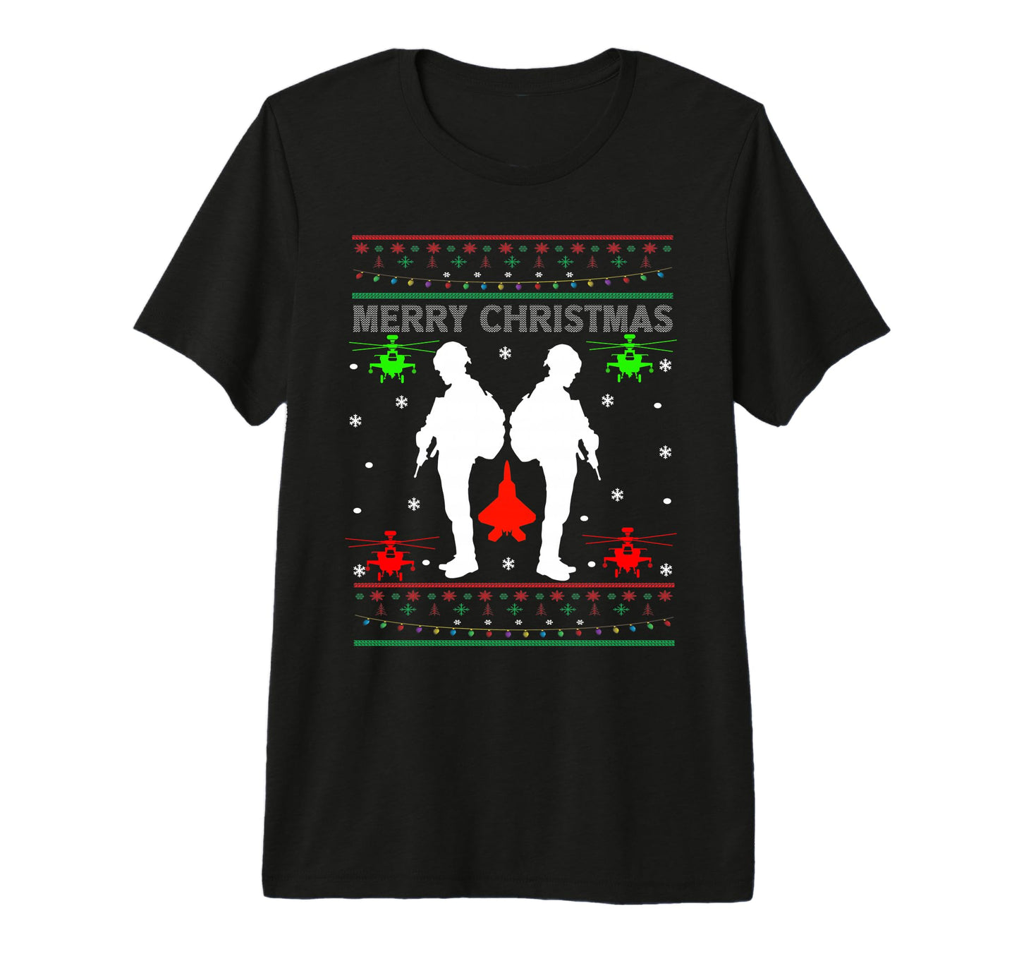Merry Army Military Ugly Us T-Shirt - Fun Novelty Design Men Women - T-Shirt, Sweatshirt, Hoodie