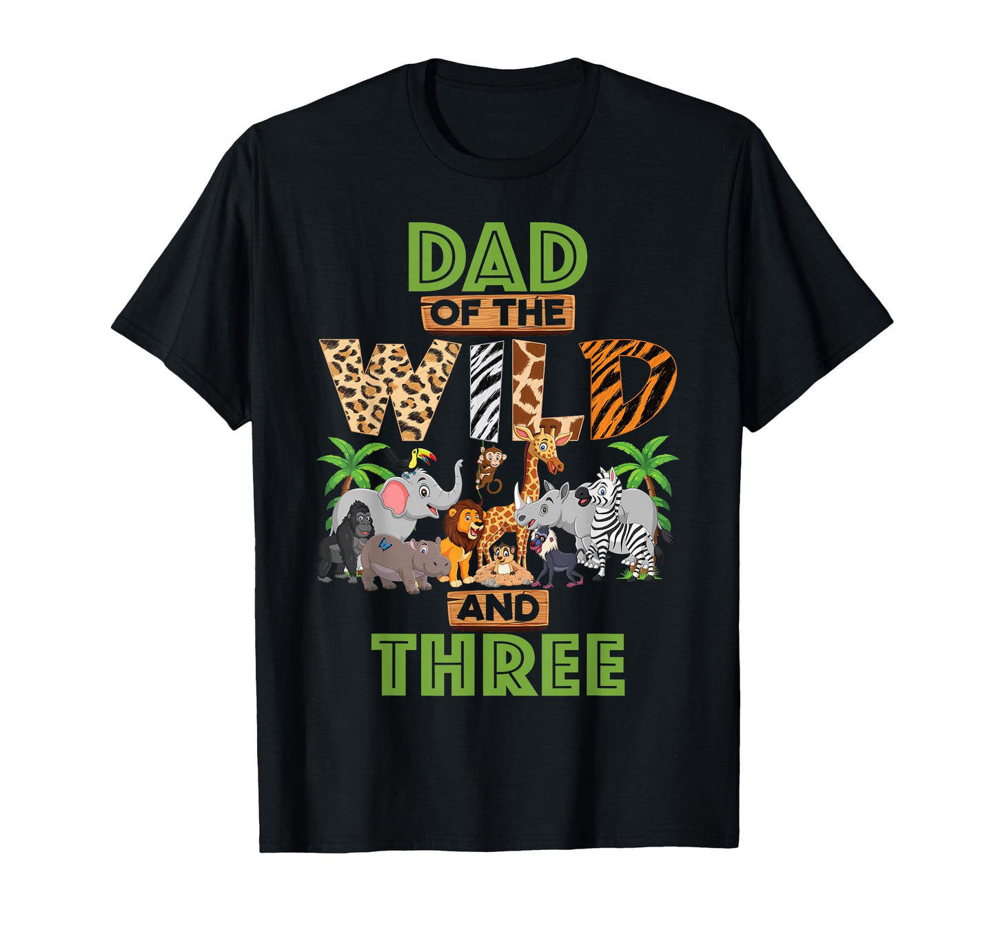 3Rd Birthday Zoo Safari Jungle Dad T-Shirt - Streetwear Style Men Women - T-Shirt, Sweatshirt, Hoodie