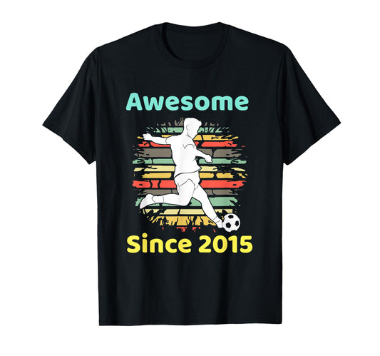7 Year Old Soccer Player Awesome T-Shirt - Aesthetic Graphic Men Women - T-Shirt, Sweatshirt, Hoodie