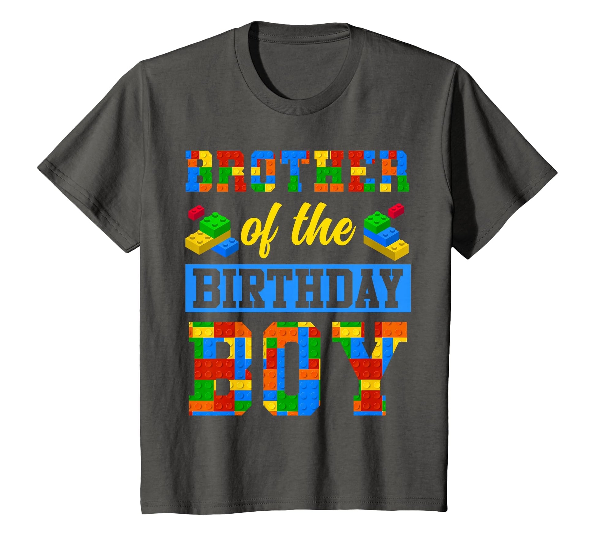 Brother Birthday Building Block Bday T-Shirt - Custom Art Print for Adults - T-Shirt, Sweatshirt, Hoodie