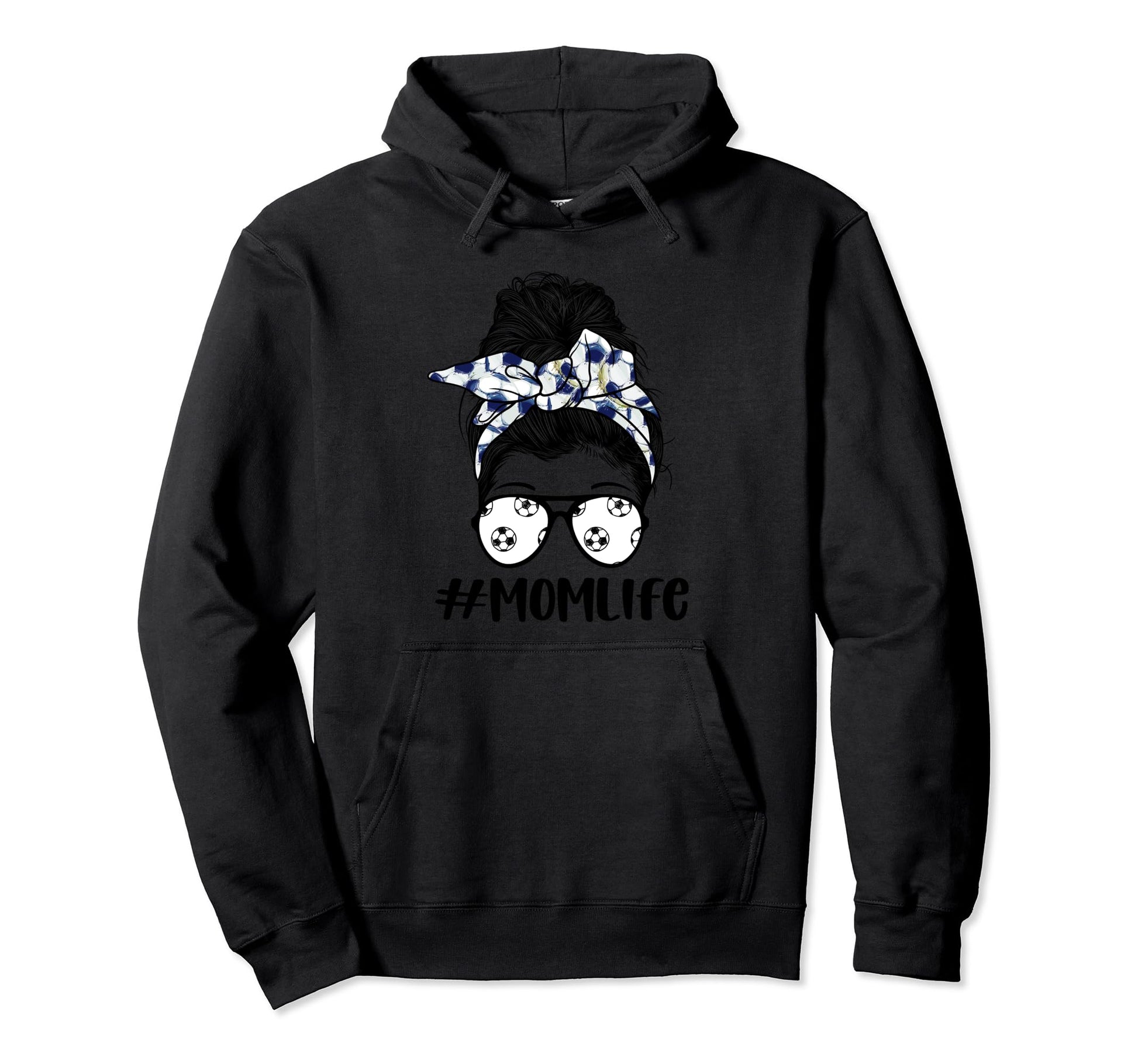 Mom Life Soccer Lover Mothers Day Hoodie - Custom Art Print Men Women - T-Shirt, Sweatshirt, Hoodie