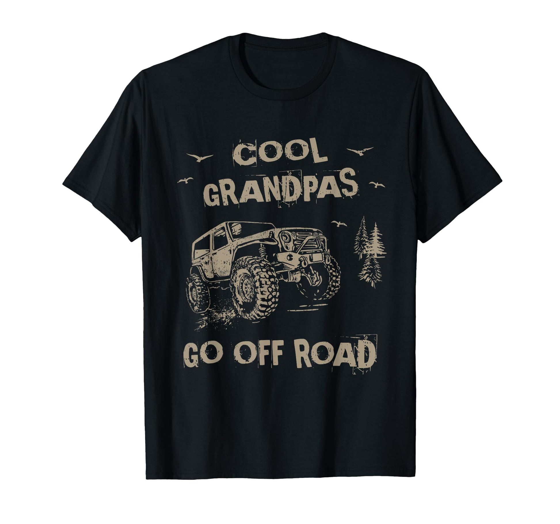 Off Road 4X4 Grandpas Go Offroad T-Shirt - Custom Art Print Unisex - T-Shirt, Sweatshirt, Hoodie