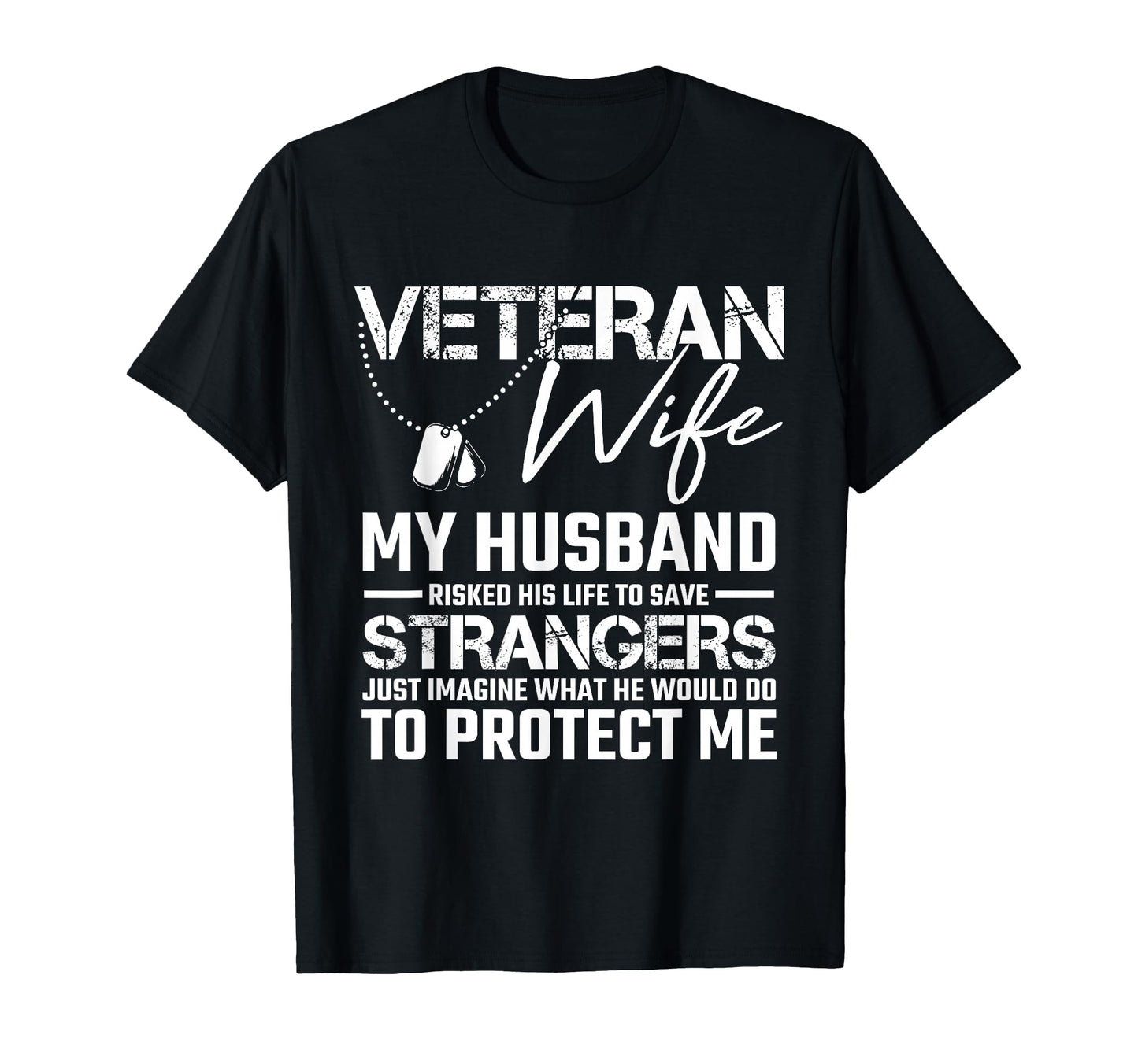 Veteran Wife Army Husband Soldier T-Shirt - Minimalist Print Men Women - T-Shirt, Sweatshirt, Hoodie