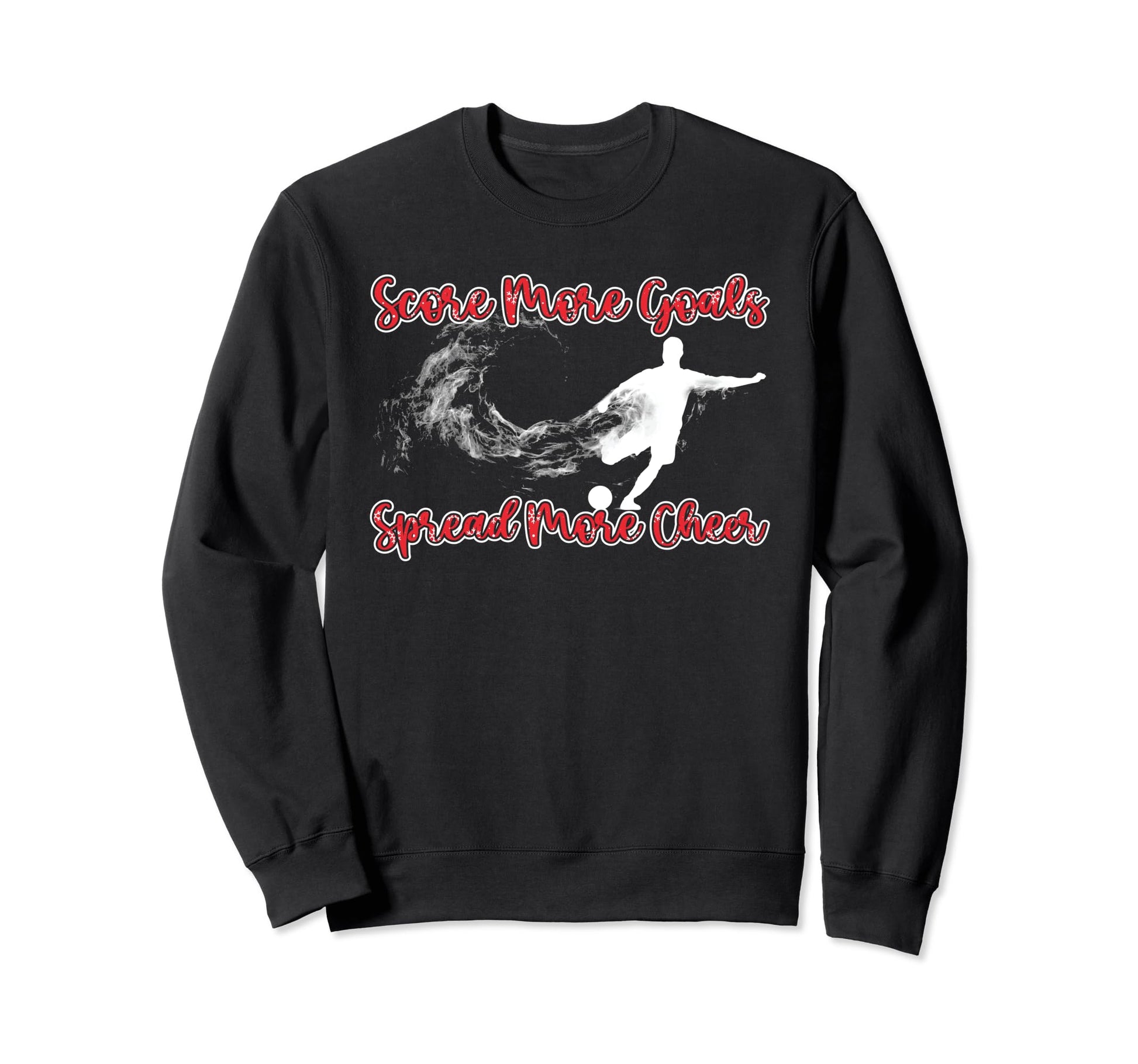 Holiday Sports Soccer Santa Sweatshirt - Minimalist Print Unisex - T-Shirt, Sweatshirt, Hoodie