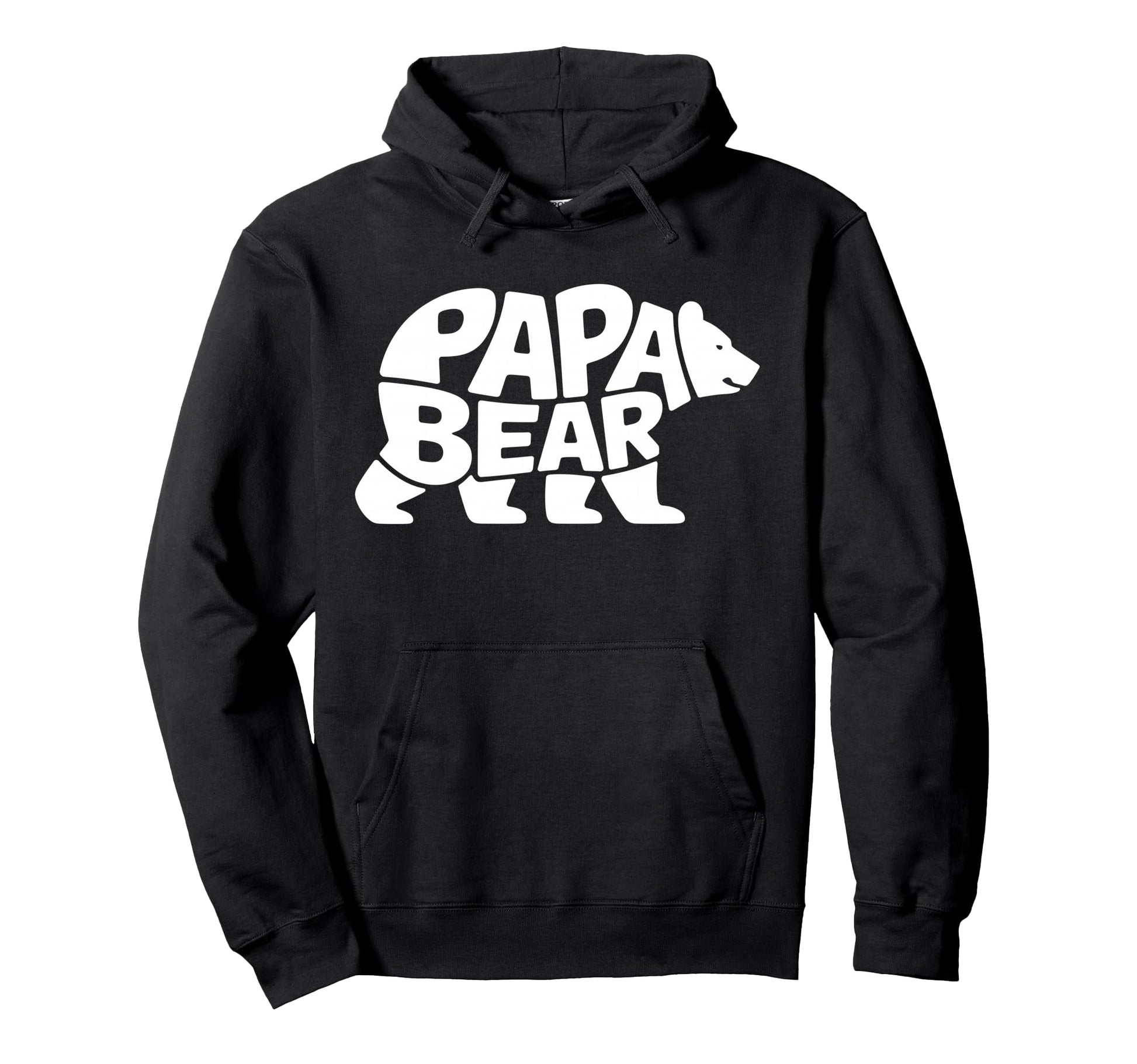 Papa Bear Dad Father Polar Bear Hoodie - Graphic Print Unisex - T-Shirt, Sweatshirt, Hoodie