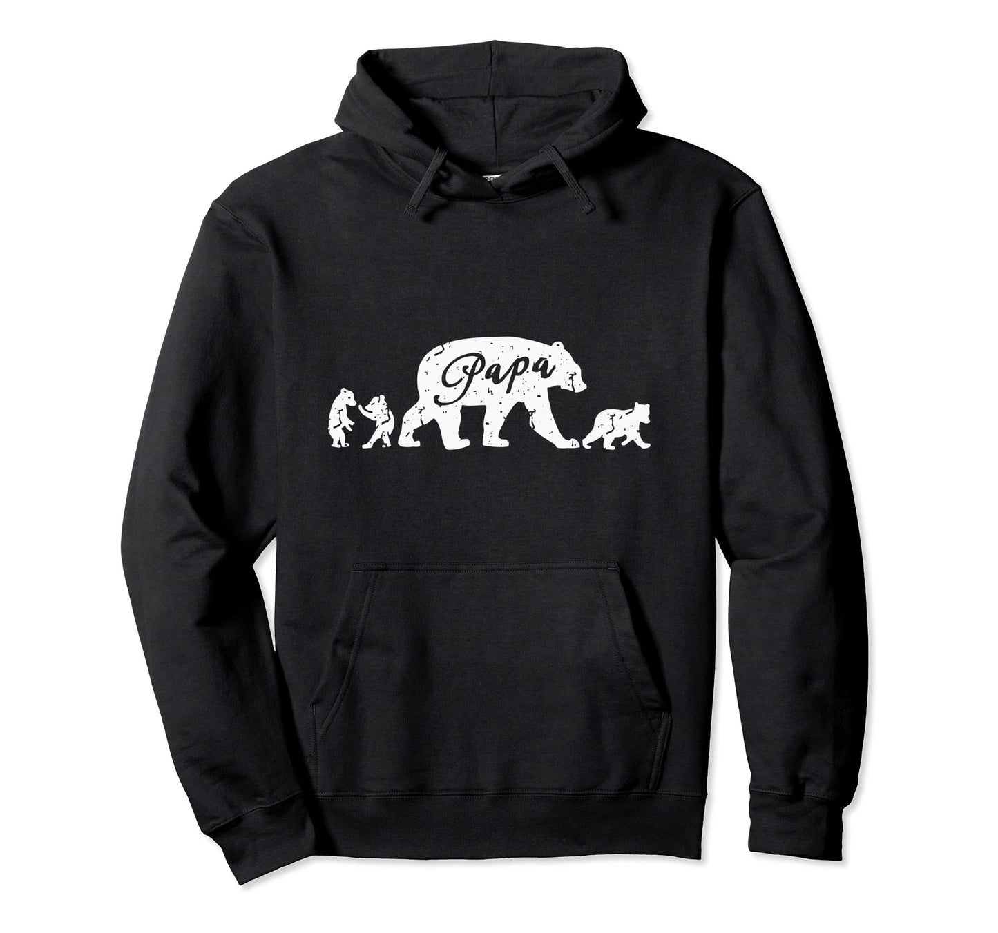 Fathers Day Papa Bear Proud Dad Hoodie - Trendy Graphic Unisex - T-Shirt, Sweatshirt, Hoodie