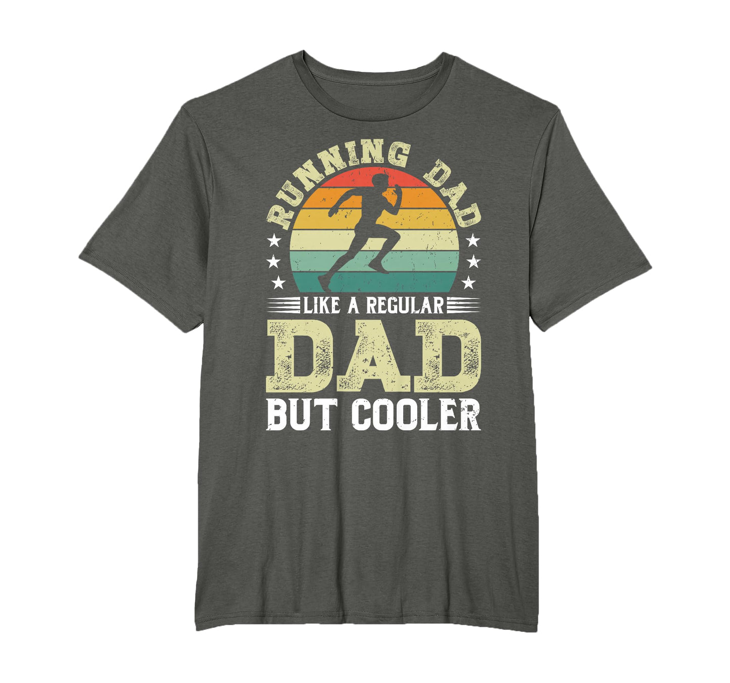 Running Dad Fathers Day Gifts Runners T-Shirt - Custom Art Print Unisex - T-Shirt, Sweatshirt, Hoodie