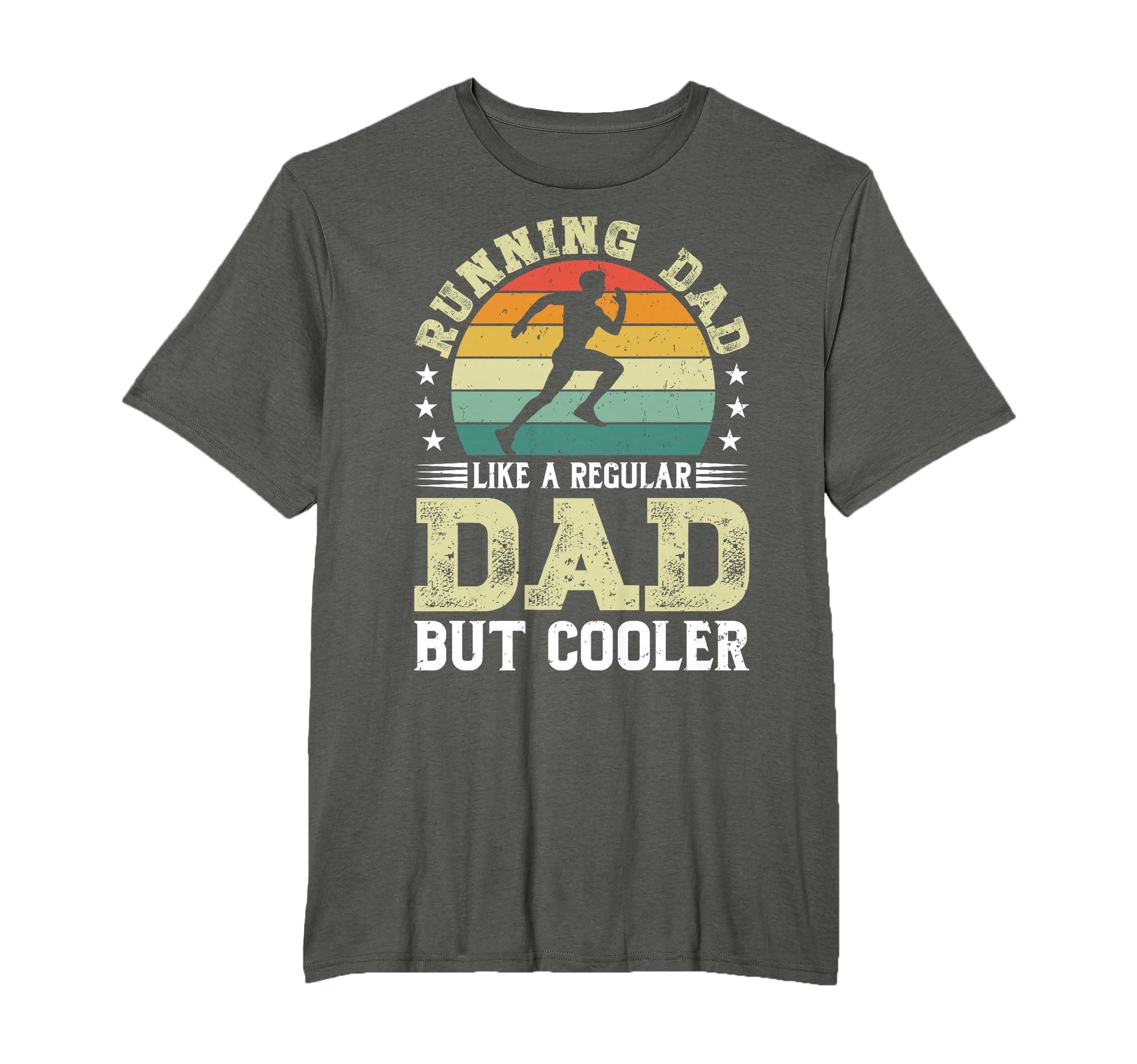 Running Dad Fathers Day Gifts Runners T-Shirt - Custom Art Print Unisex - T-Shirt, Sweatshirt, Hoodie