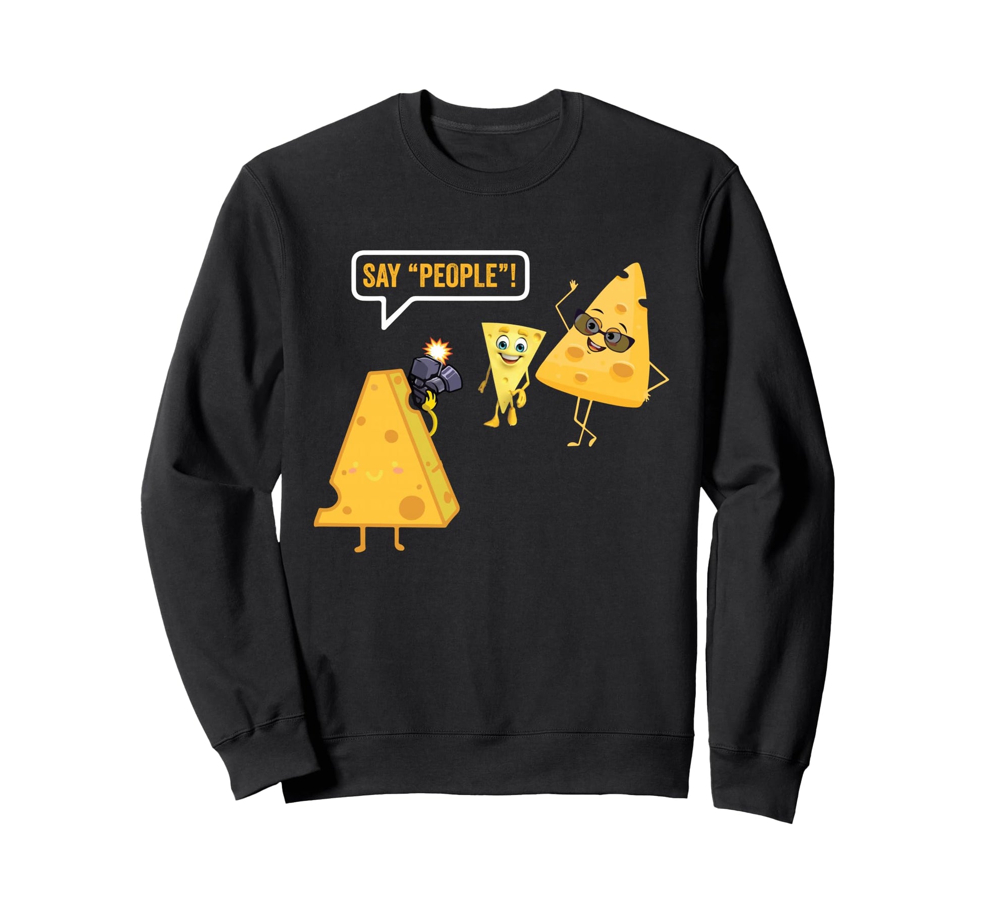Photography Vests Funny Cheese Sweatshirt - Graphic Print Men Women - T-Shirt, Sweatshirt, Hoodie