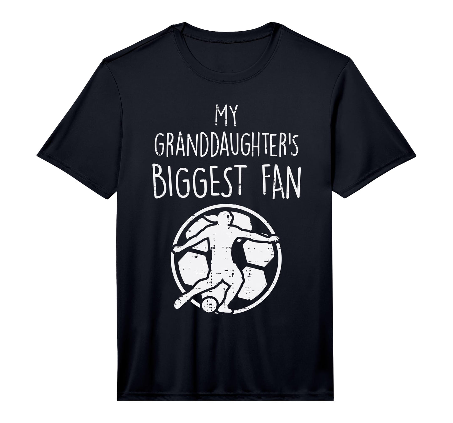 Granddaughters Biggest Fan Soccer T-Shirt - Novelty Apparel Men Women - T-Shirt, Sweatshirt, Hoodie