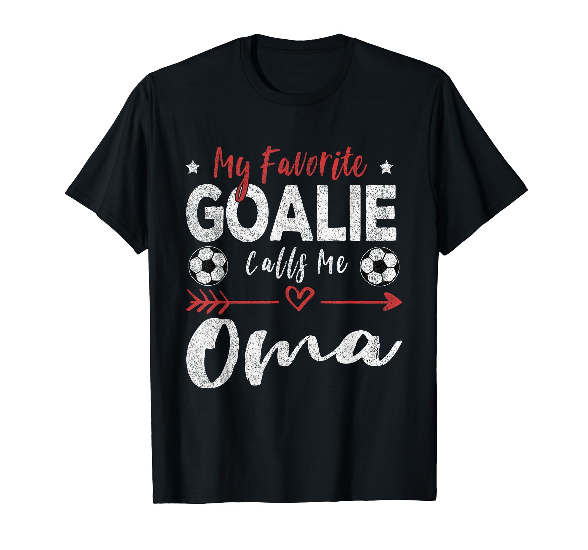My Favorite Goalie Calls Me Oma T-Shirt - Custom Art Print for Adults - T-Shirt, Sweatshirt, Hoodie