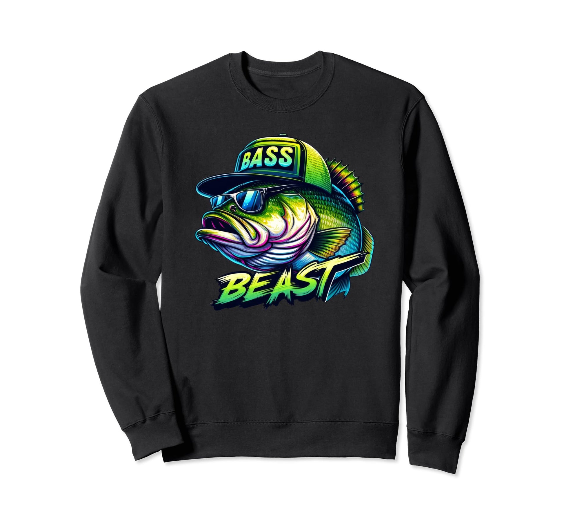 Bass Fishing Grandpa Legend Sweatshirt - Casual Everyday Wear Men Women - T-Shirt, Sweatshirt, Hoodie