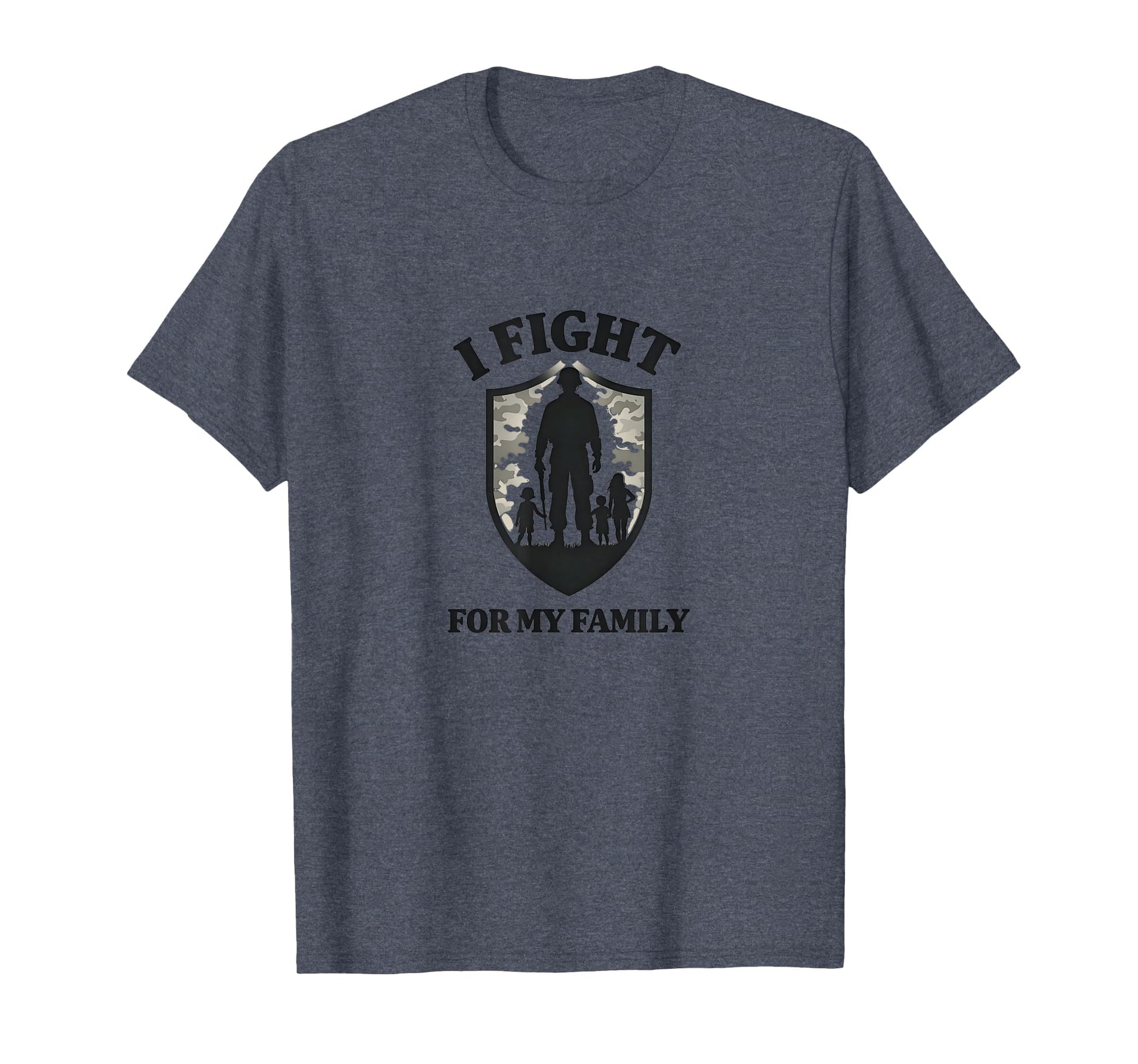 Army Dads I Fight My Family Military T-Shirt - Trendy Graphic Men Women - T-Shirt, Sweatshirt, Hoodie