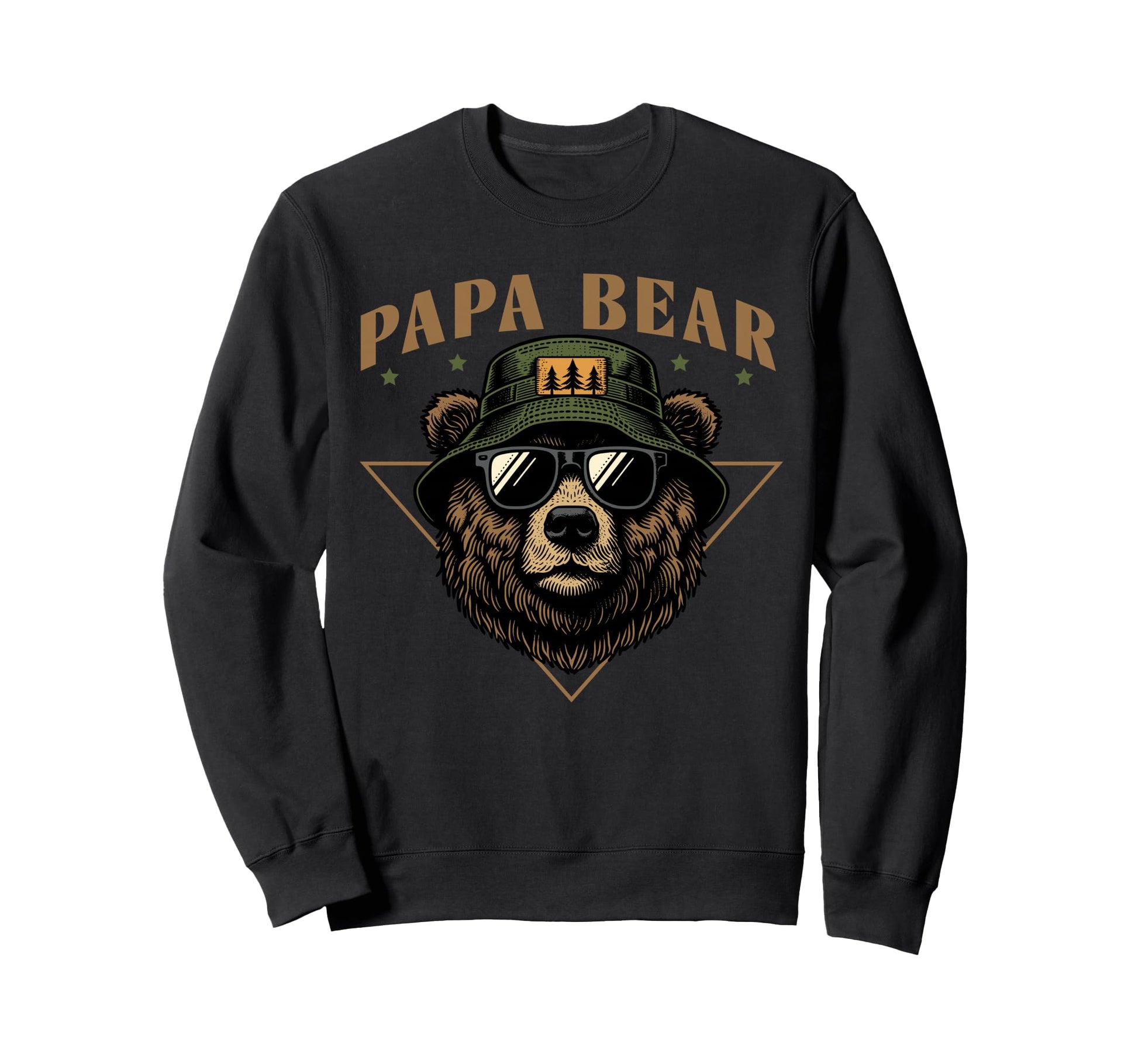 Fathers Day Papa Bear Dads Who Rock Sweatshirt - Unique Graphic Unisex - T-Shirt, Sweatshirt, Hoodie