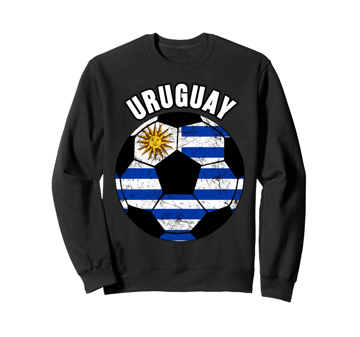 Uruguay Soccer Game Player Sweatshirt - Aesthetic Graphic for Adults - T-Shirt, Sweatshirt, Hoodie