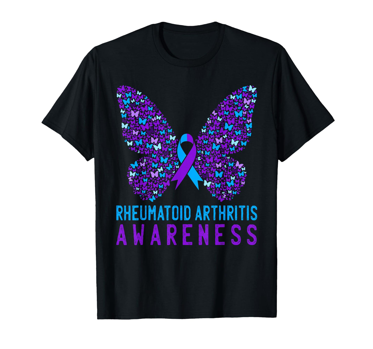 Butterfly Rheumatoid Arthritis T-Shirt - Fun Novelty Design for Adults - T-Shirt, Sweatshirt, Hoodie