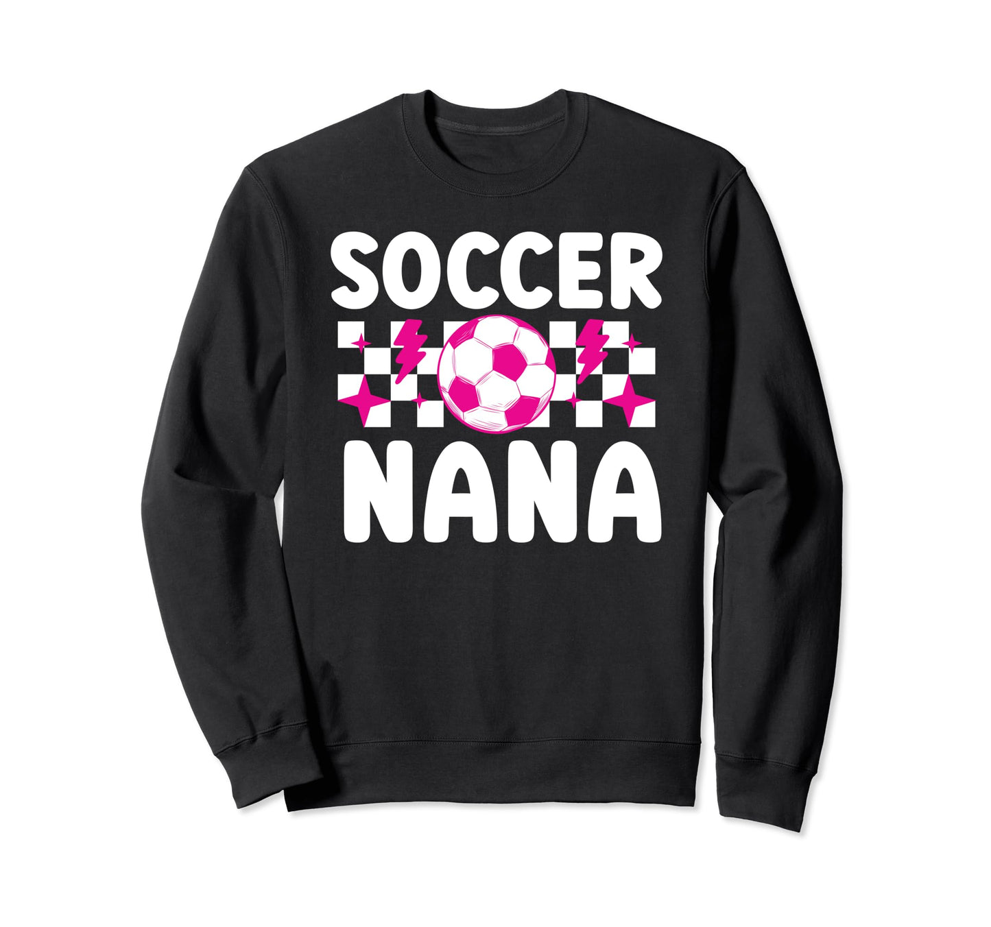 Soccer Nana Grandma Nana Soccer Sweatshirt - Minimalist Print Men Women - T-Shirt, Sweatshirt, Hoodie