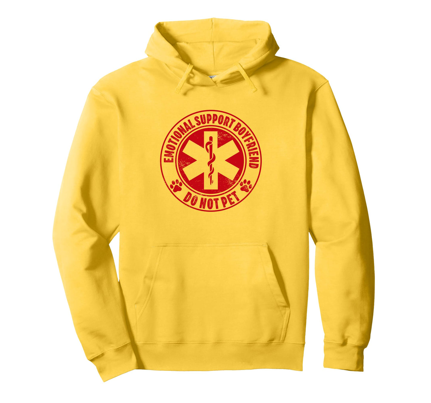 Emotional Support Boyfriend Do Not Pet Hoodie - Streetwear Style Unisex - T-Shirt, Sweatshirt, Hoodie