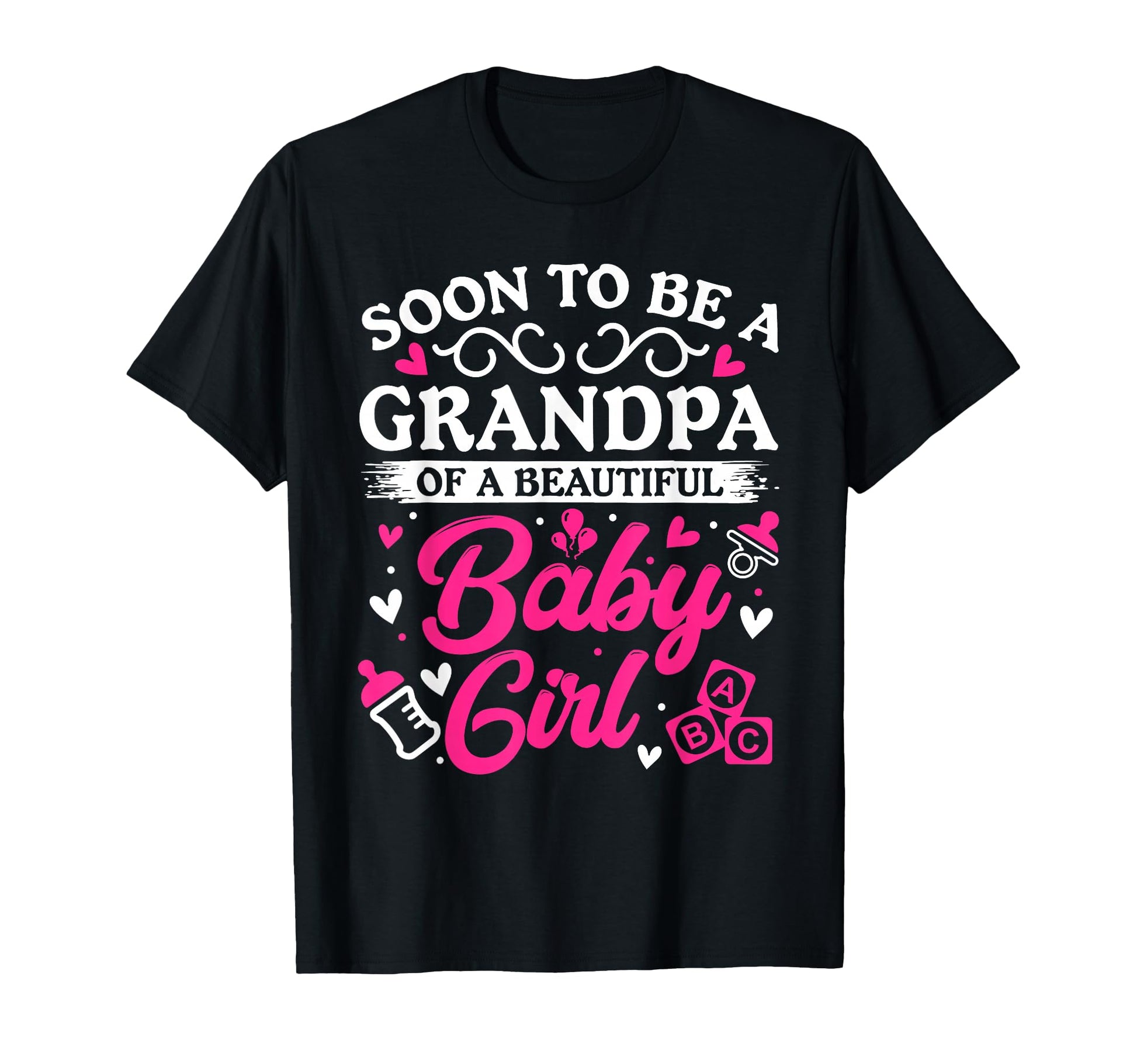 Soon To Be Grandpa Beautiful Shower T-Shirt - Minimalist Print Men Women - T-Shirt, Sweatshirt, Hoodie