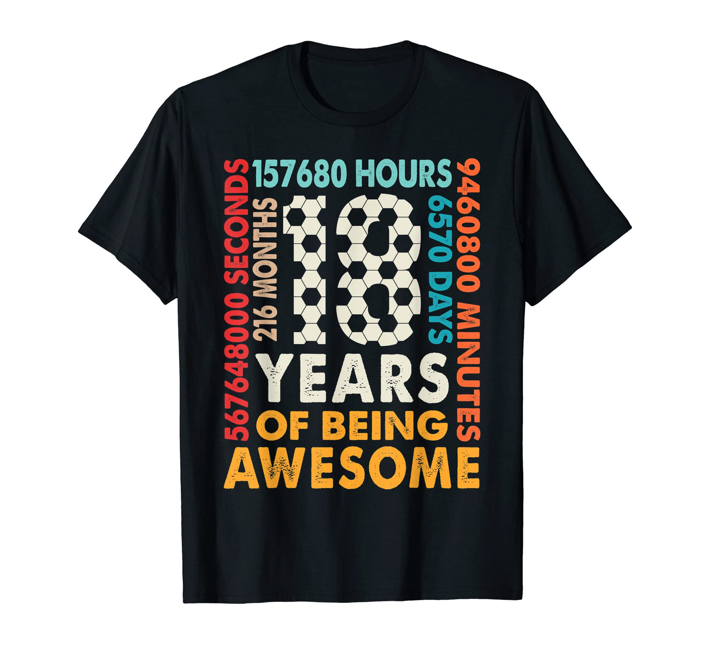 18Th Birthday 18 Years Old 216 T-Shirt - Casual Everyday Wear for Adults - T-Shirt, Sweatshirt, Hoodie