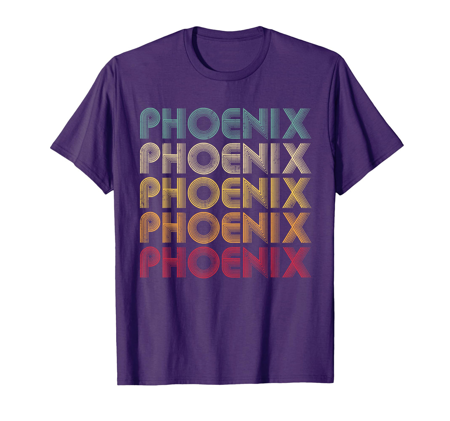 Phoenix Az Arizona 60S 70S Mom Dad T-Shirt - Minimalist Print Men Women - T-Shirt, Sweatshirt, Hoodie