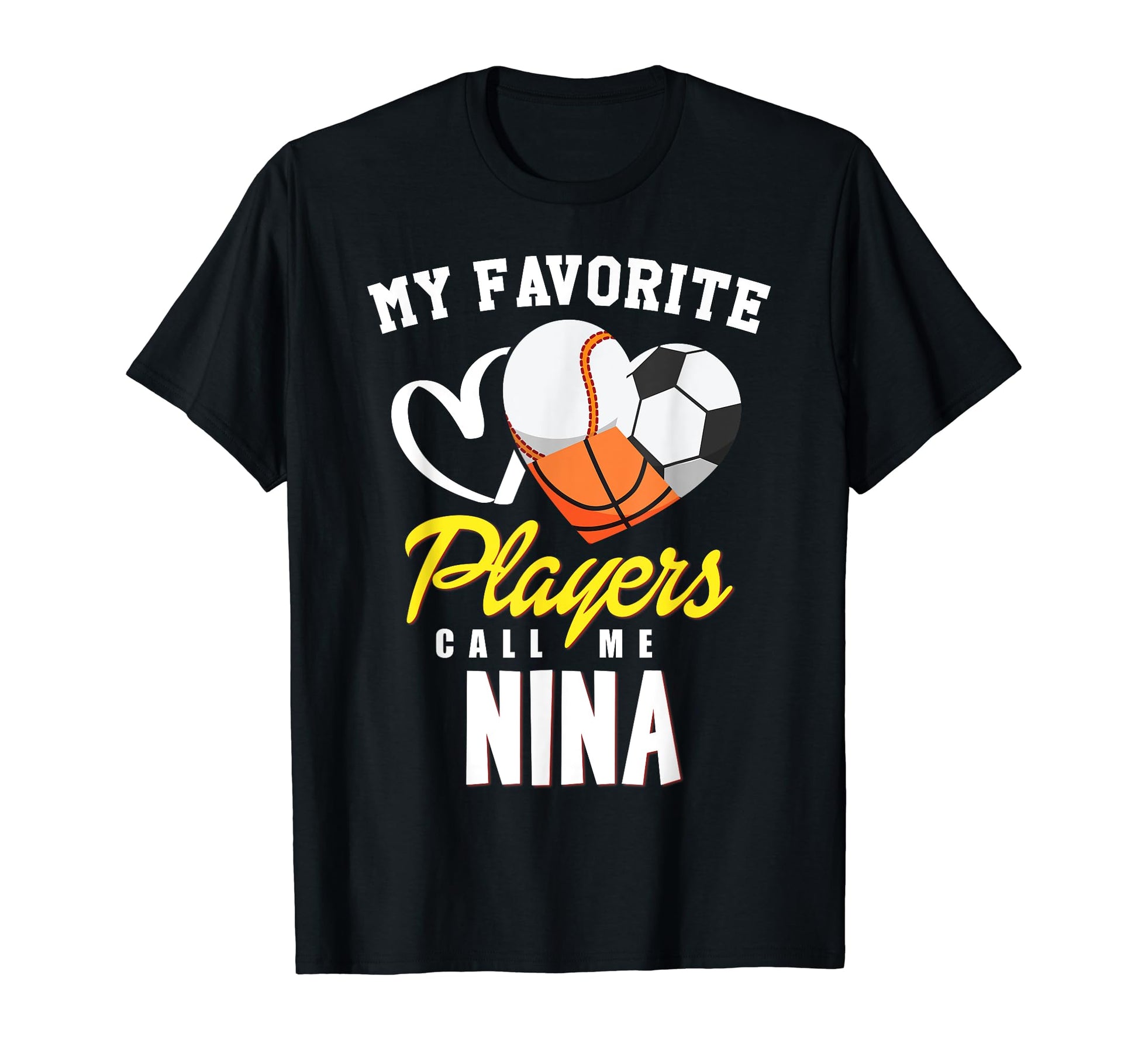 My Favorite Players Baseball Soccer T-Shirt - Unique Graphic Men Women - T-Shirt, Sweatshirt, Hoodie