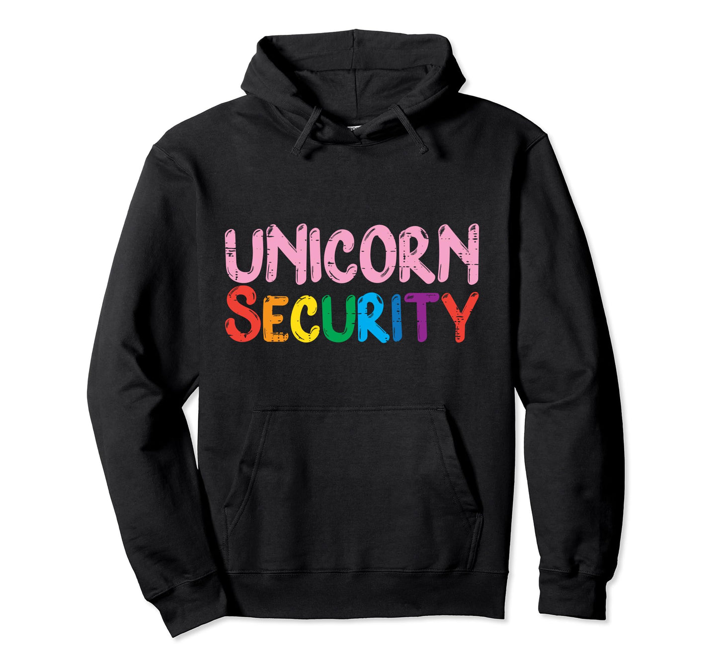 Unicorn Security Dad Brother Halloween Hoodie - Aesthetic Graphic Unisex - T-Shirt, Sweatshirt, Hoodie