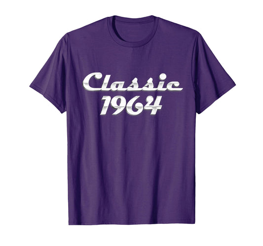 60 Year Old Gift 1964 Car 60Th T-Shirt - Streetwear Style for Adults - T-Shirt, Sweatshirt, Hoodie